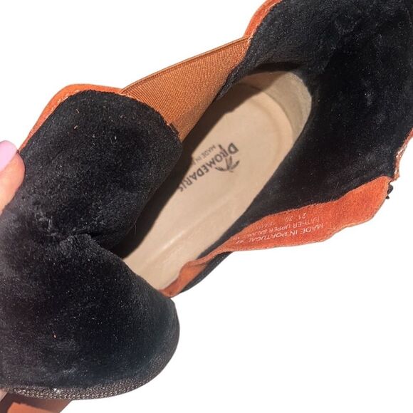 Dromedaris Katniss Orange Leather Chunky Sole Chelsea Boot Size 42 - Picture 8 of 12